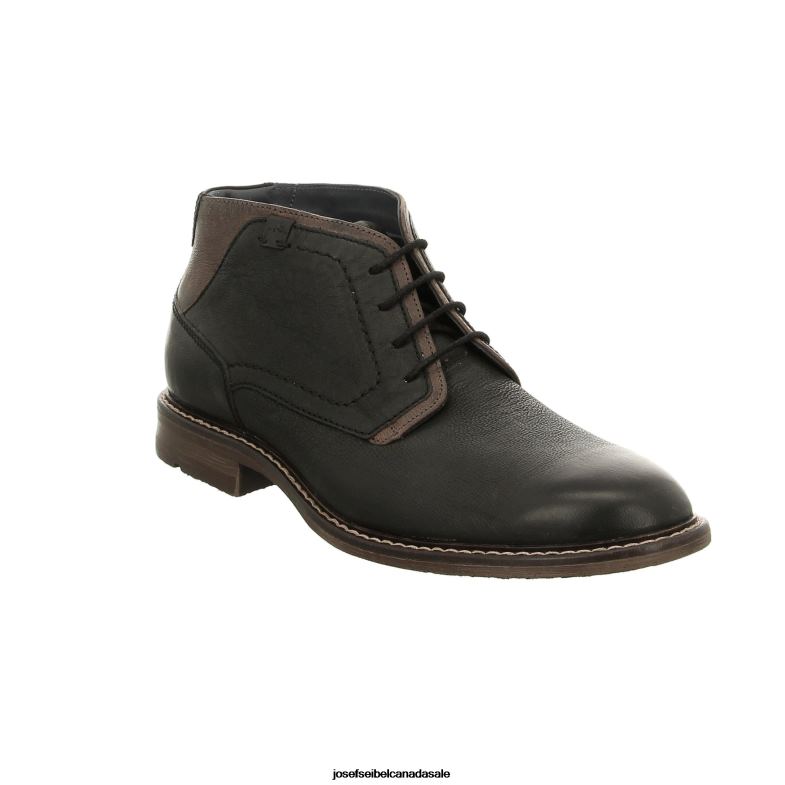 Men Josef Seibel Earl 04 BLACK Boots XP2NL356