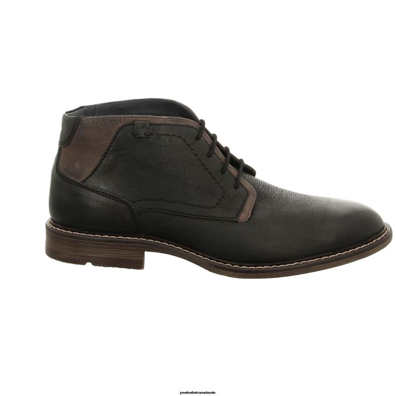 Men Josef Seibel Earl 04 BLACK Boots XP2NL356
