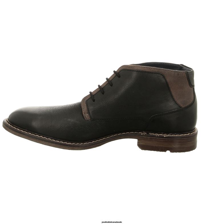 Men Josef Seibel Earl 04 BLACK Boots XP2NL356