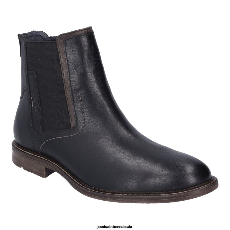 Men Josef Seibel Earl 08 BLACK Boots XP2NL351