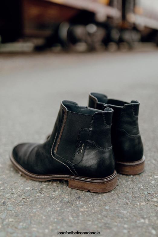 Men Josef Seibel Earl 08 BLACK Boots XP2NL351