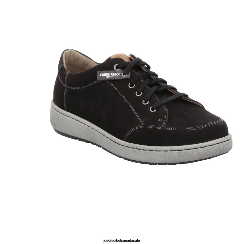 Men Josef Seibel David 03 BLACK NUBUCK Gym Shoes XP2NL301
