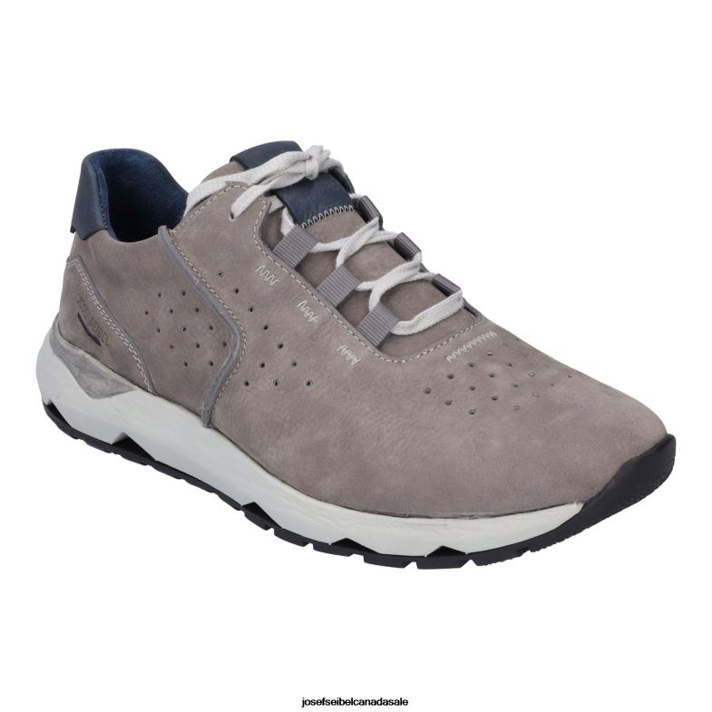 Men Josef Seibel Jeremiah 01 GRAY Gym Shoes XP2NL346