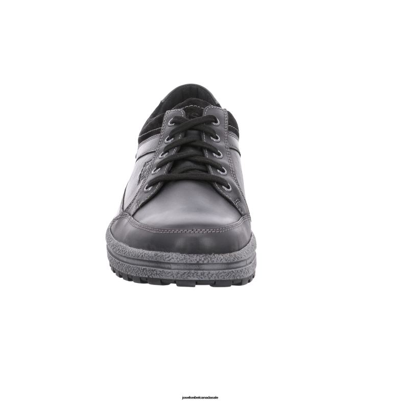 Men Josef Seibel Emil 58 BLACK Lace-Up Shoes XP2NL321