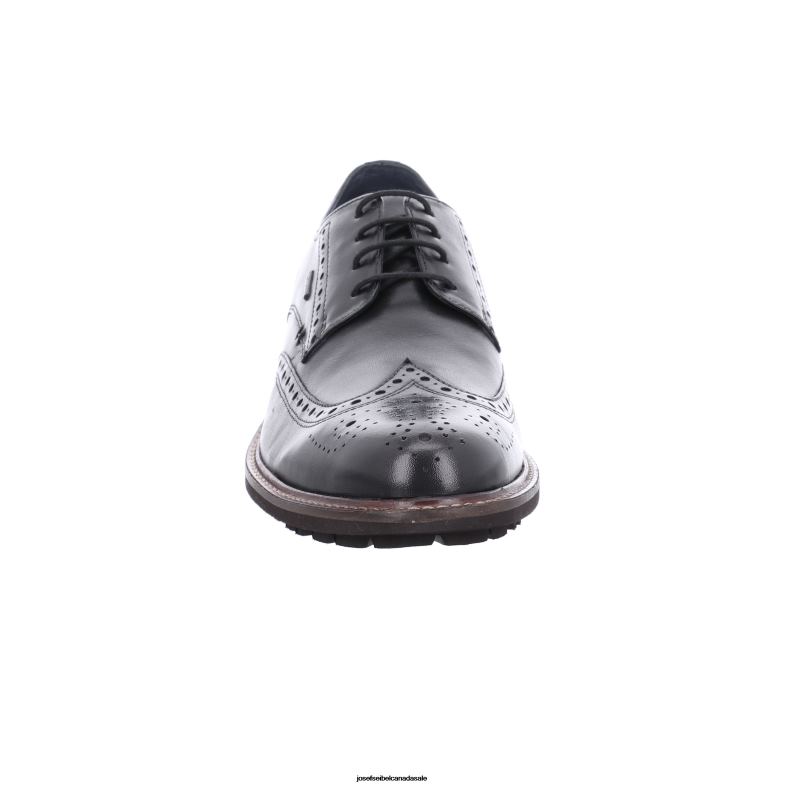 Men Josef Seibel Jasper 53 BLACK Lace-Up Shoes XP2NL324
