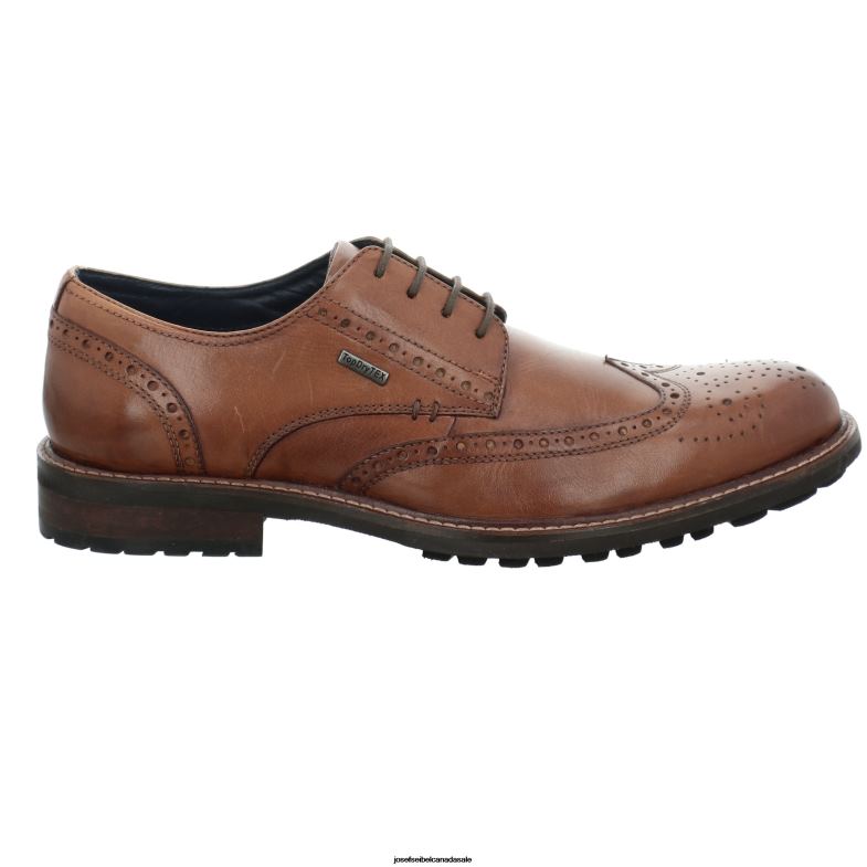 Men Josef Seibel Jasper 53 COGNAC Lace-Up Shoes XP2NL323