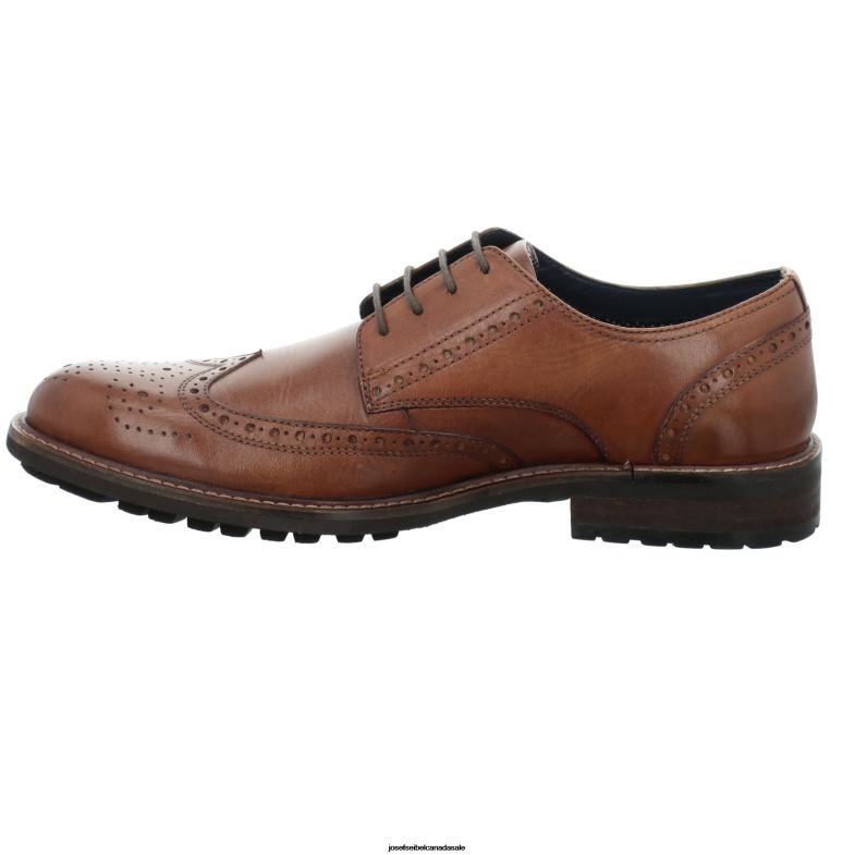 Men Josef Seibel Jasper 53 COGNAC Lace-Up Shoes XP2NL323