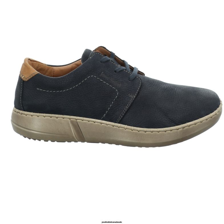 Men Josef Seibel Louis 01 OCEAN Lace-Up Shoes XP2NL333