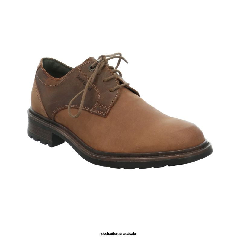 Men Josef Seibel Oscar 05 CASTAGNE Lace-Up Shoes XP2NL328