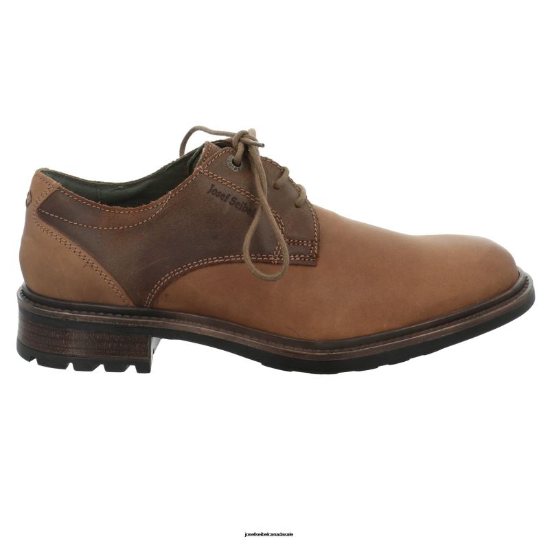 Men Josef Seibel Oscar 05 CASTAGNE Lace-Up Shoes XP2NL328