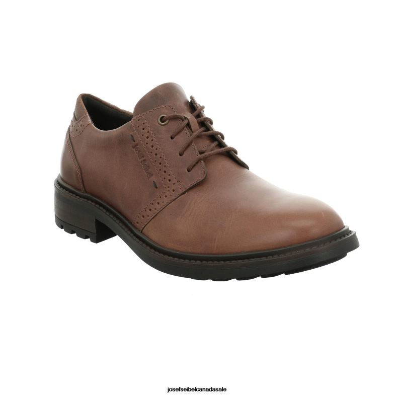 Men Josef Seibel Oscar 42 CASTAGNE Lace-Up Shoes XP2NL334