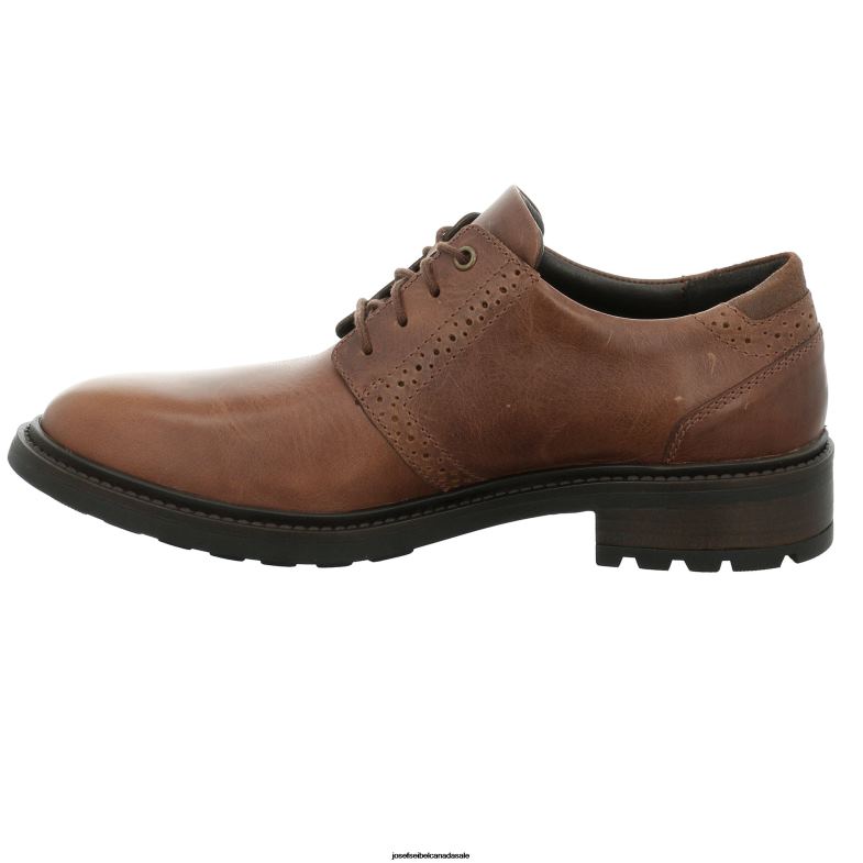 Men Josef Seibel Oscar 42 CASTAGNE Lace-Up Shoes XP2NL334