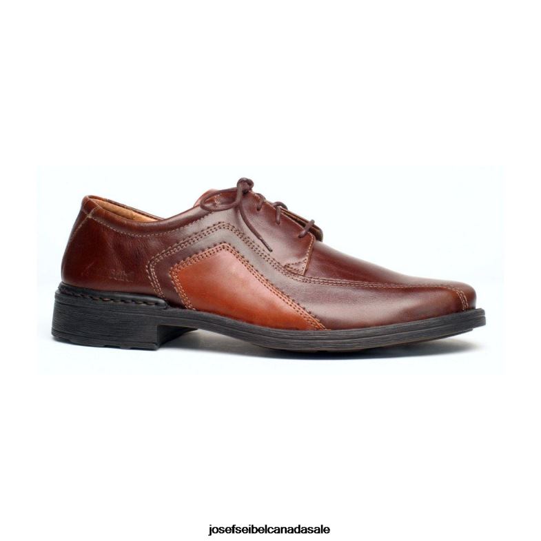 Men Josef Seibel Sander MARONE Lace-Up Shoes XP2NL343
