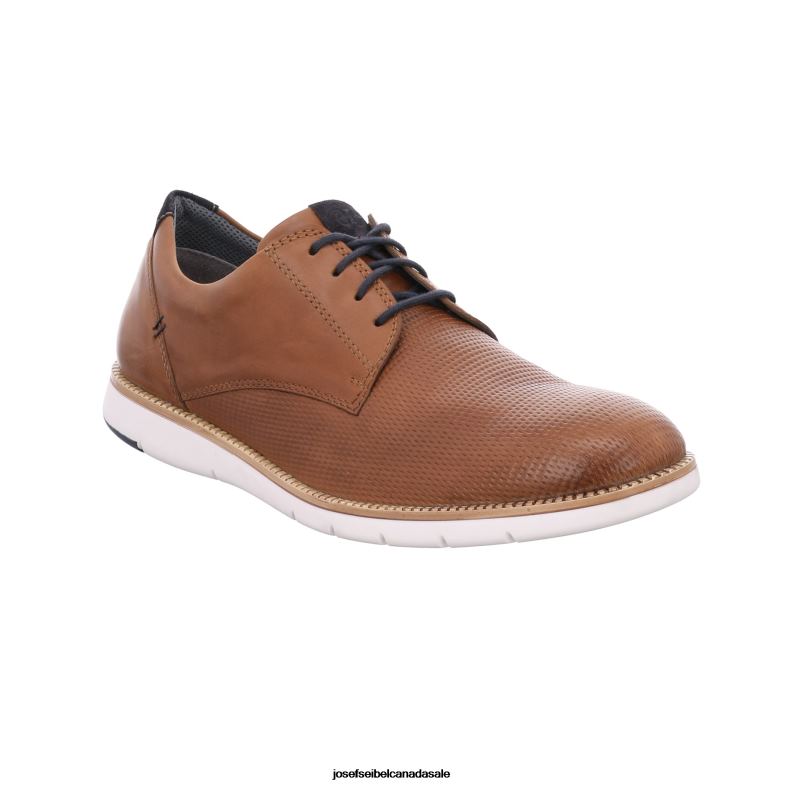 Men Josef Seibel Tyler 09 BRANDY Lace-Up Shoes XP2NL292