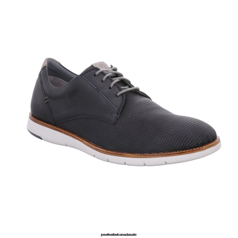 Men Josef Seibel Tyler 09 OCEAN Lace-Up Shoes XP2NL293