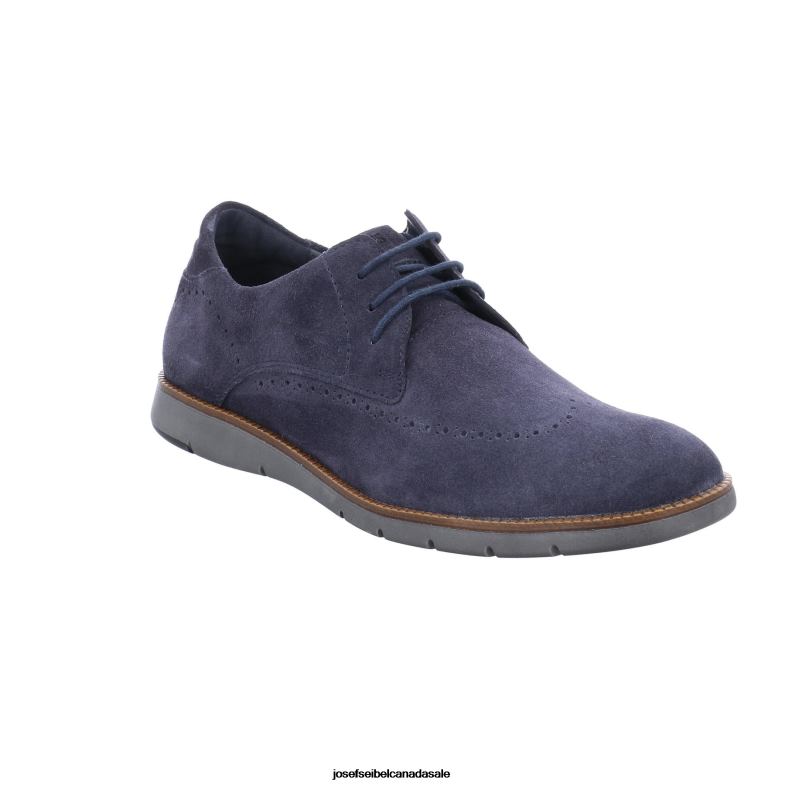Men Josef Seibel Tyler 33 SUEDE GRAPHITE Lace-Up Shoes XP2NL337