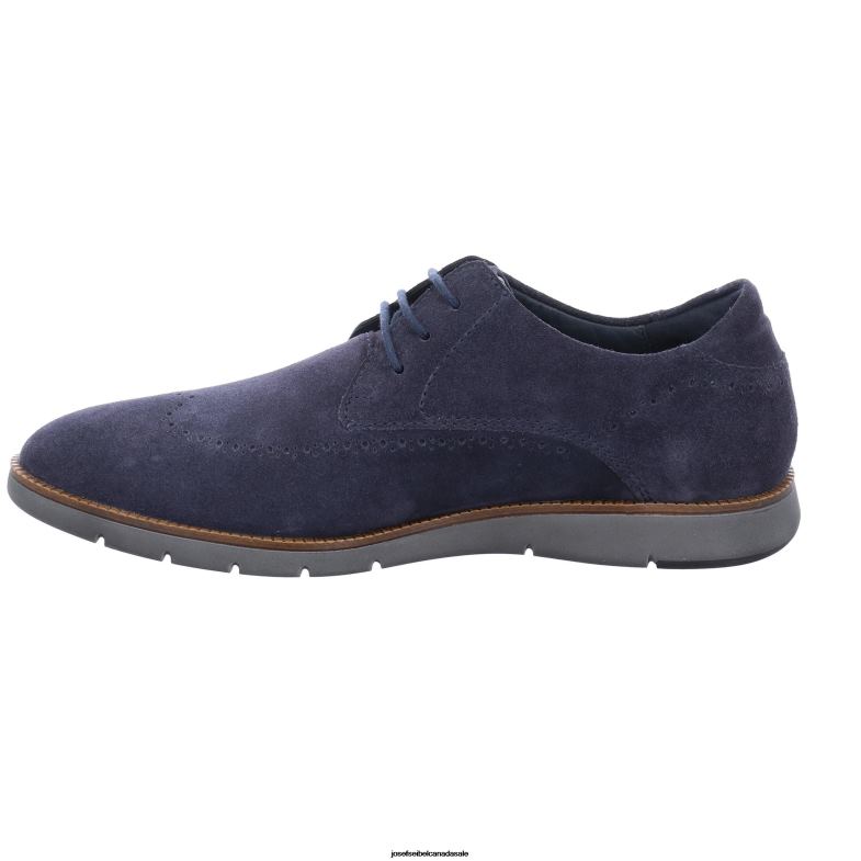 Men Josef Seibel Tyler 33 SUEDE GRAPHITE Lace-Up Shoes XP2NL337