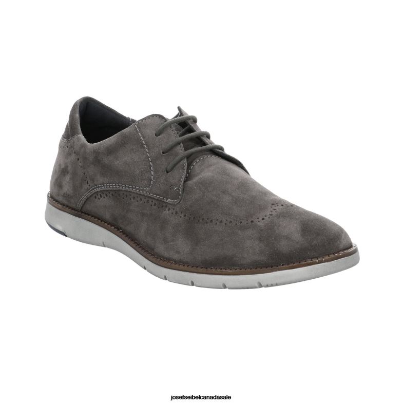 Men Josef Seibel Tyler 33 SUEDE TAUPE Lace-Up Shoes XP2NL335