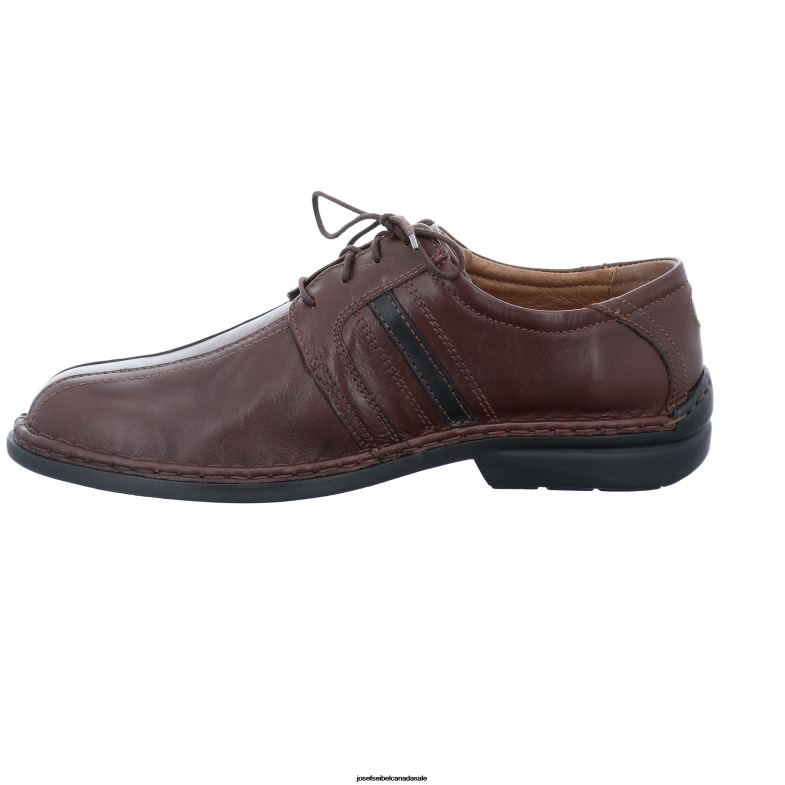 Men Josef Seibel Vigo 02 MARONE Lace-Up Shoes XP2NL289
