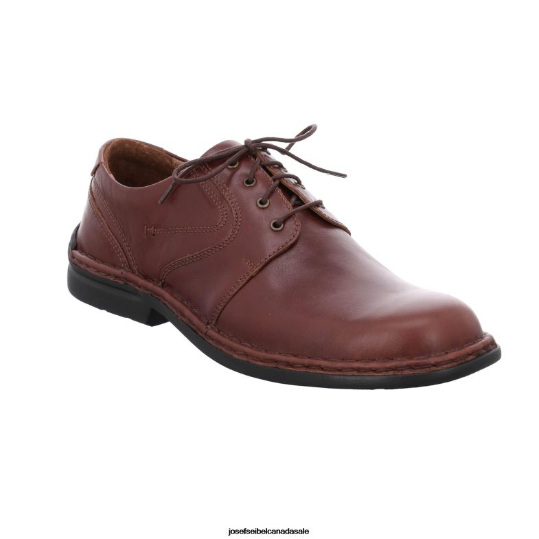 Men Josef Seibel Walt BRANDY Lace-Up Shoes XP2NL291