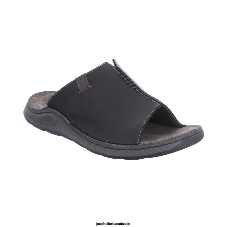 Men Josef Seibel Maverick 03 BLACK Sandals XP2NL369