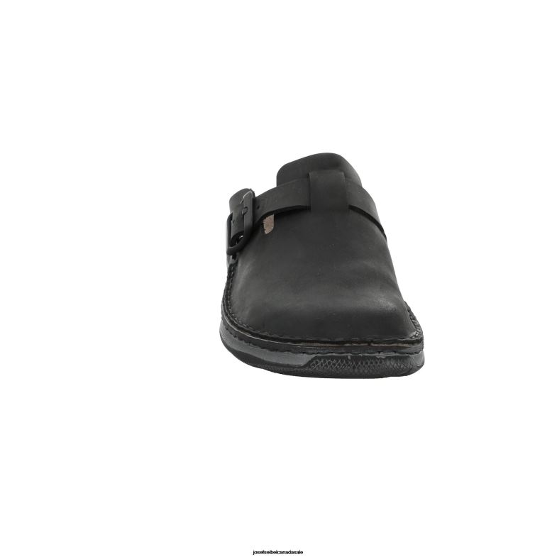 Men Josef Seibel Maverick 10 BLACK Slippers XP2NL317