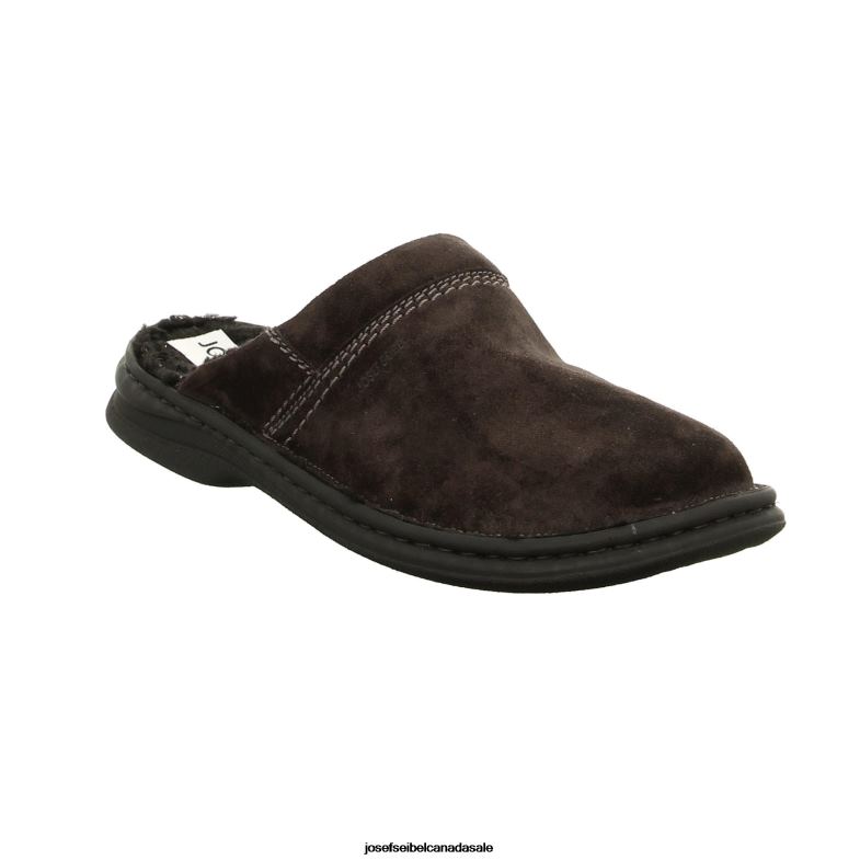 Men Josef Seibel Max 67 BLACK Slippers XP2NL319