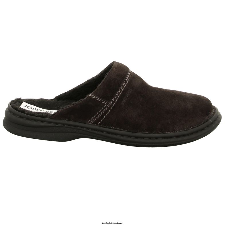 Men Josef Seibel Max 67 BLACK Slippers XP2NL319