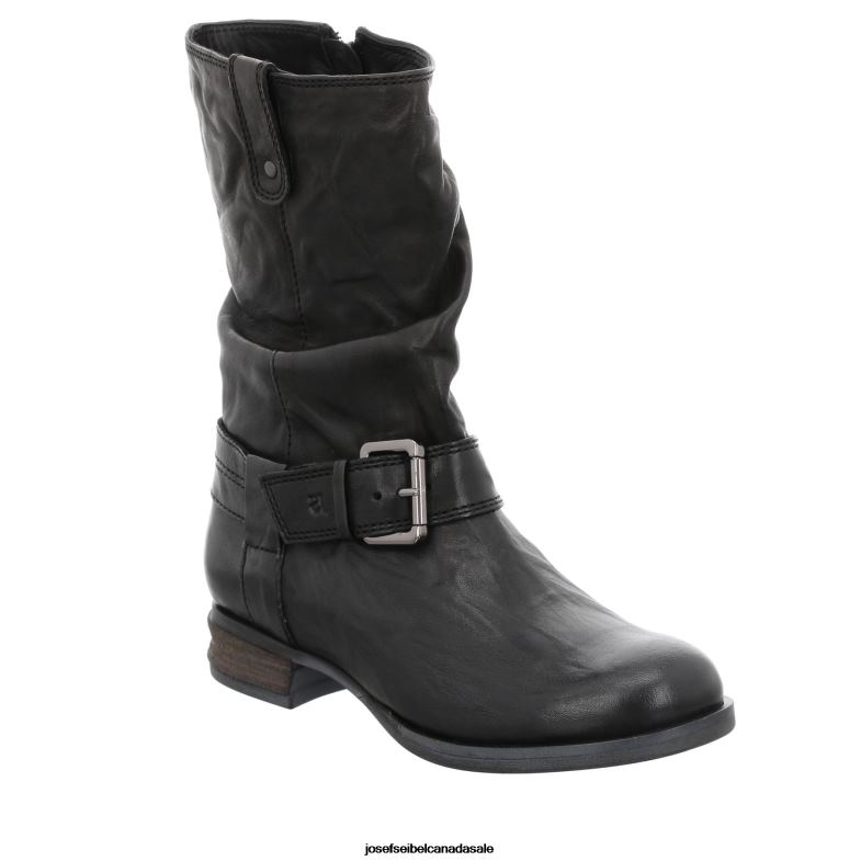 Women Josef Seibel Sanja 14 BLACK Boots XP2NL243