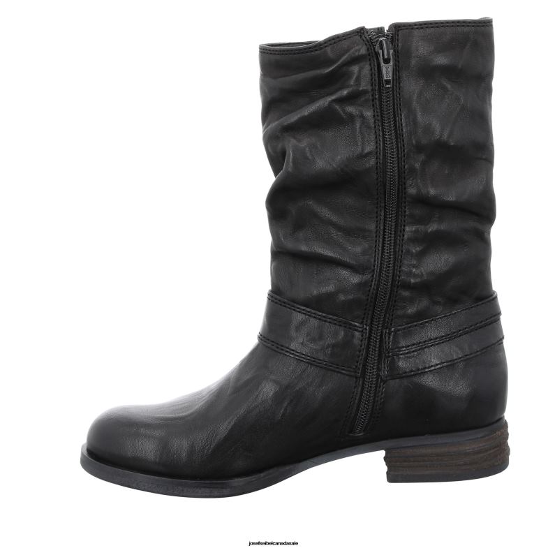 Women Josef Seibel Sanja 14 BLACK Boots XP2NL243