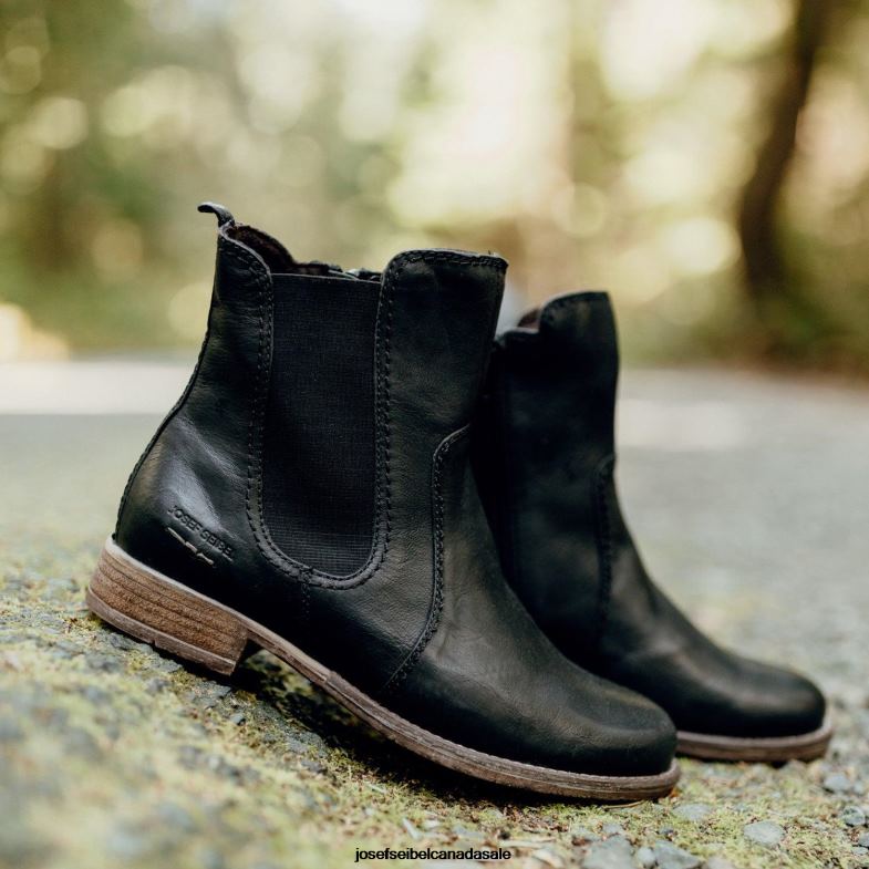 Women Josef Seibel Sienna 80 BLACK Boots XP2NL204