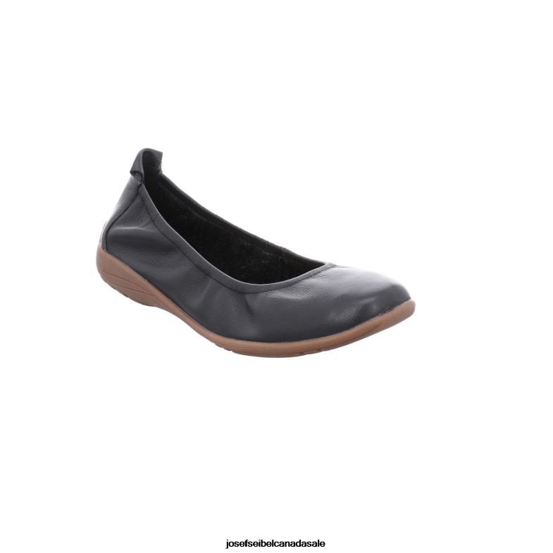 Women Josef Seibel Fenja 01 BLACK Flats XP2NL157