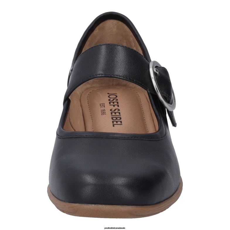 Women Josef Seibel Fenja 18 BLACK Flats XP2NL161