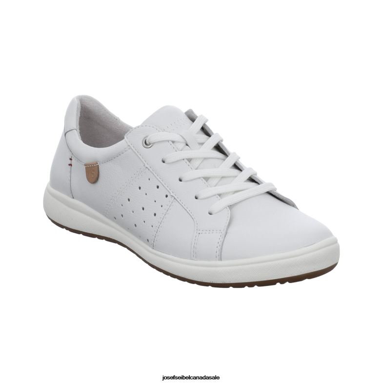 Women Josef Seibel Caren 01 WHITE Gym Shoes XP2NL4