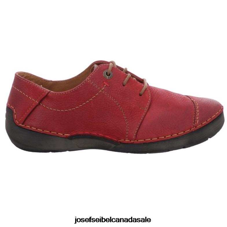 Women Josef Seibel Fergey 20 RED Lace-Up Shoes XP2NL23