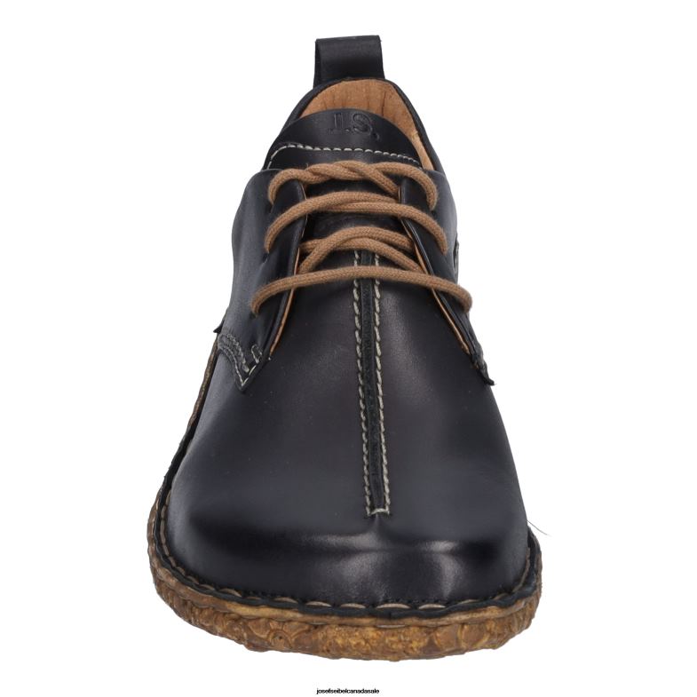 Women Josef Seibel Rosalie 50 BLACK Lace-Up Shoes XP2NL168