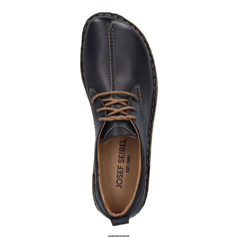 Women Josef Seibel Rosalie 50 BLACK Lace-Up Shoes XP2NL168