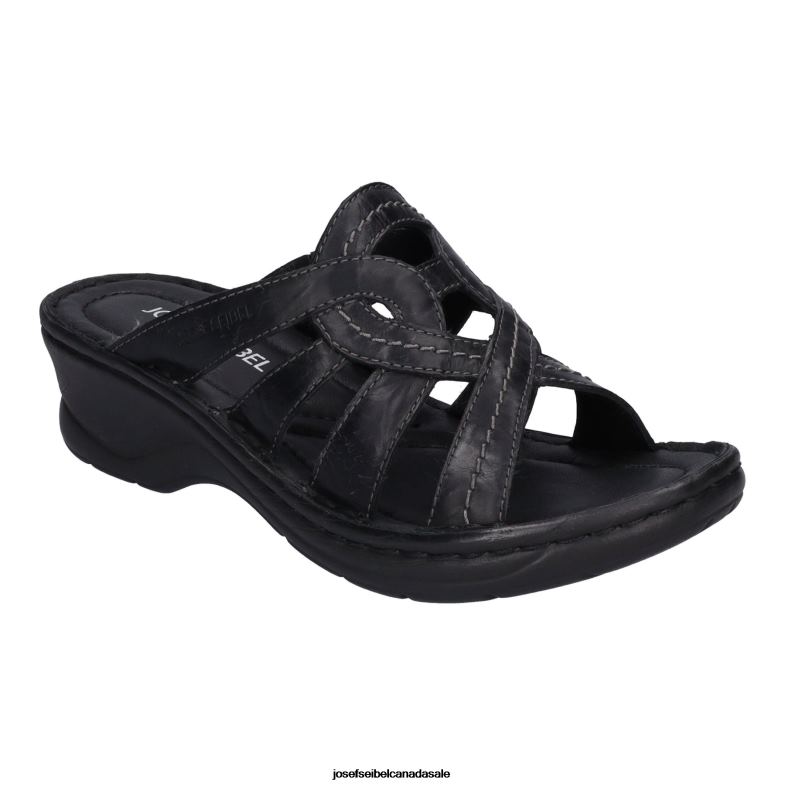 Women Josef Seibel Catalonia 01 BLACK Sandals XP2NL99