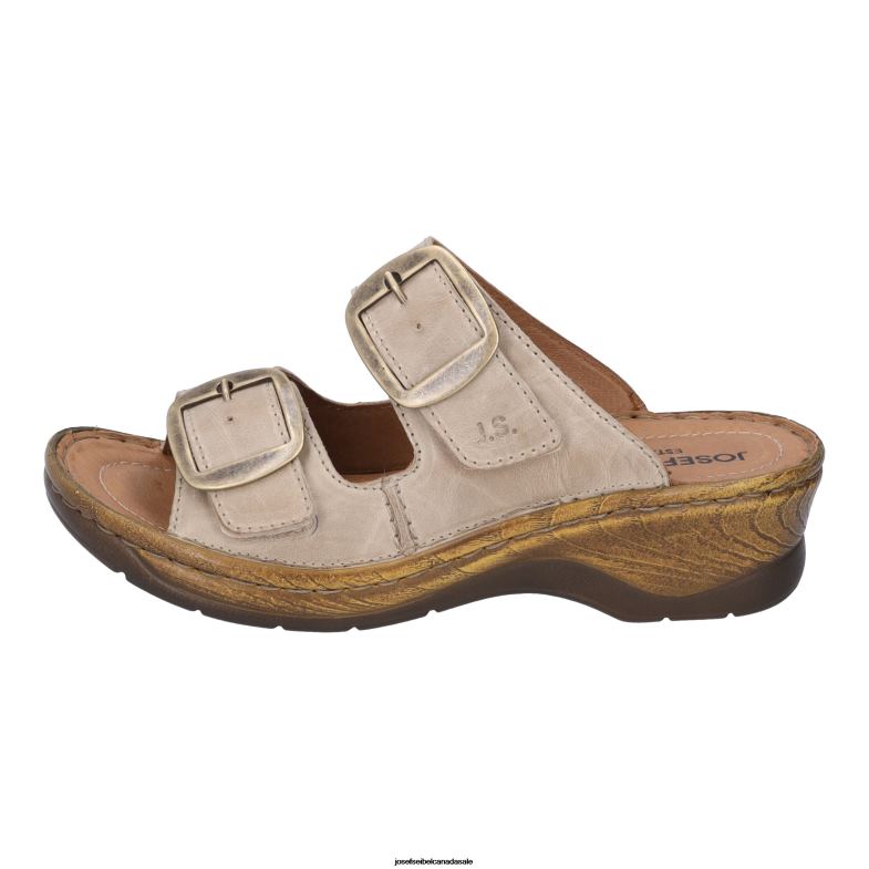 Women Josef Seibel Catalonia 76 CREME Sandals XP2NL92
