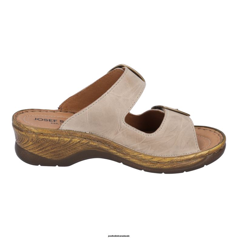Women Josef Seibel Catalonia 76 CREME Sandals XP2NL92