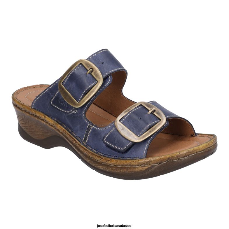 Women Josef Seibel Catalonia 76 DARK BLUE Sandals XP2NL94