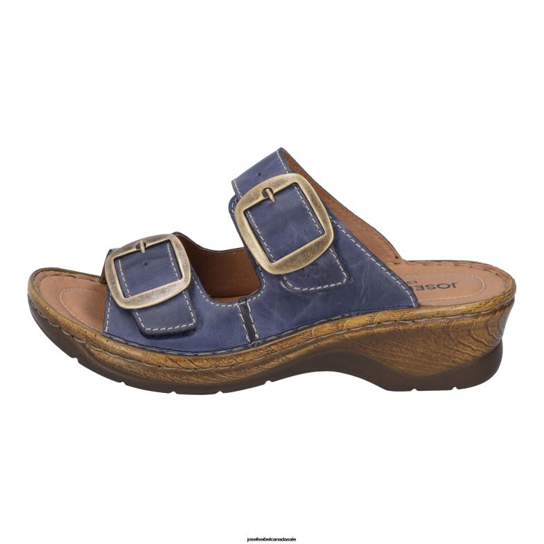 Women Josef Seibel Catalonia 76 DARK BLUE Sandals XP2NL94