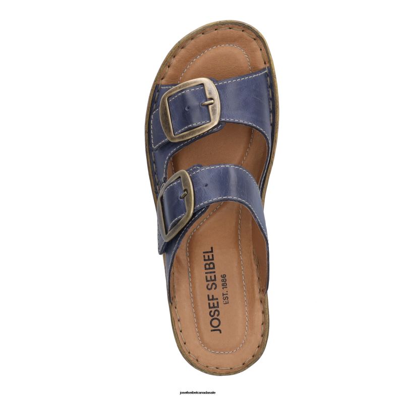 Women Josef Seibel Catalonia 76 DARK BLUE Sandals XP2NL94
