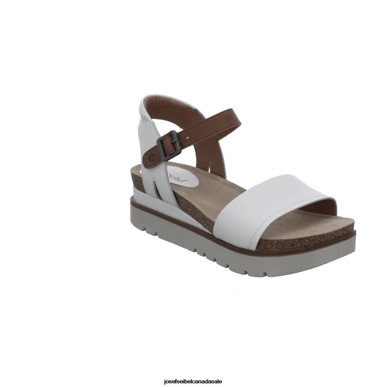 Women Josef Seibel Clea 01 WHITE Sandals XP2NL122