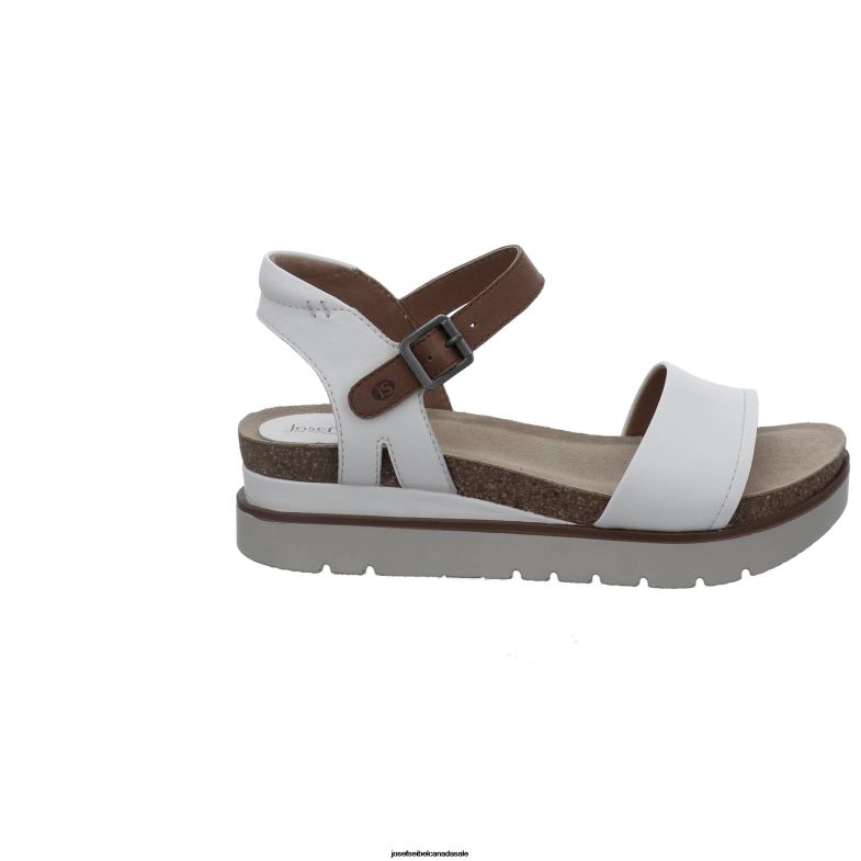 Women Josef Seibel Clea 01 WHITE Sandals XP2NL122
