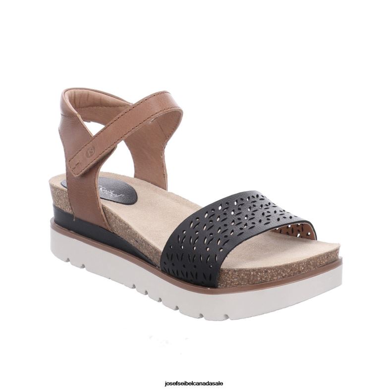 Women Josef Seibel Clea 09 BLACK Sandals XP2NL130
