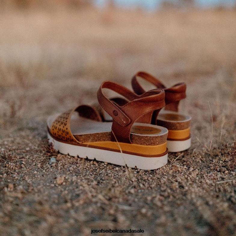 Women Josef Seibel Clea 09 YELLOW Sandals XP2NL129