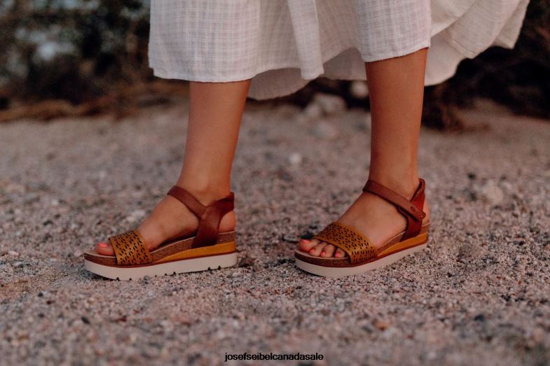 Women Josef Seibel Clea 09 YELLOW Sandals XP2NL129