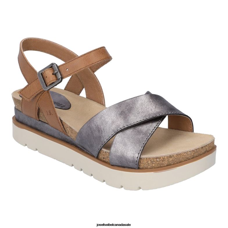 Women Josef Seibel Clea 10 ANTHRAZIT Sandals XP2NL127