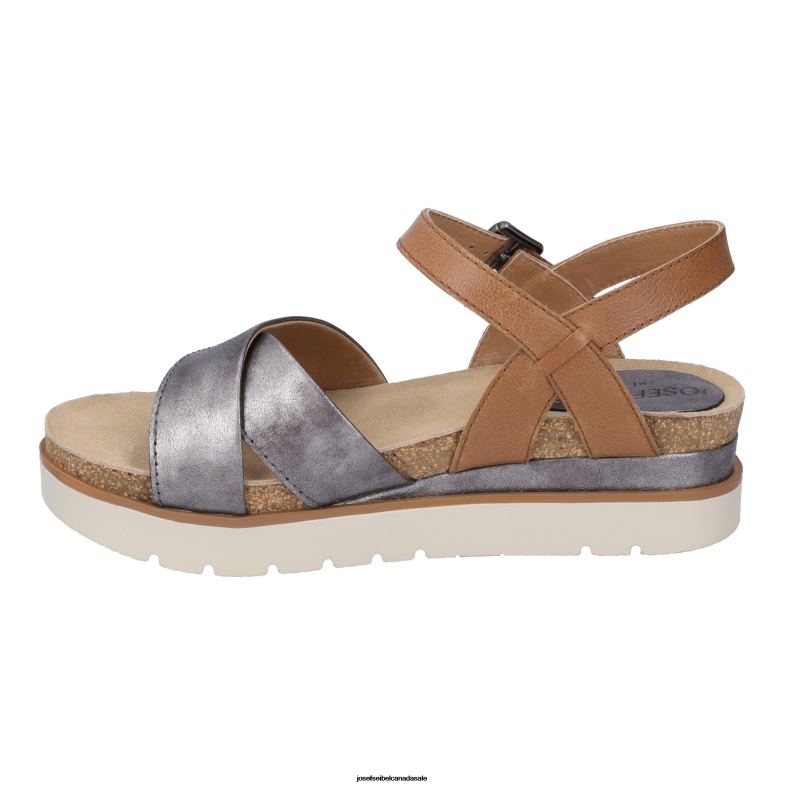 Women Josef Seibel Clea 10 ANTHRAZIT Sandals XP2NL127